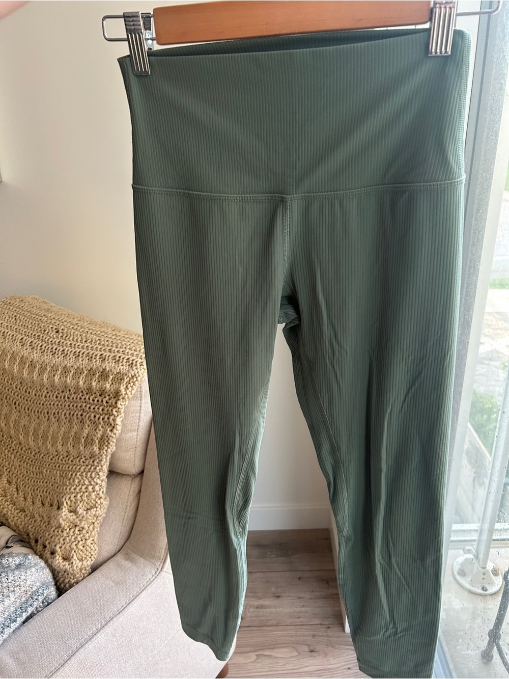 Lululemon High-Waist Ribbed Leggings